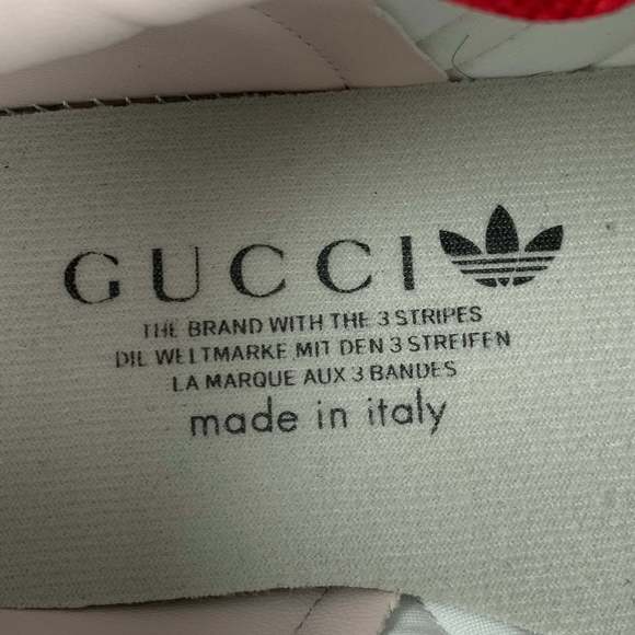 GUCCI Blue Green Nylon Low Top Sneakers - Picture 8 of 8